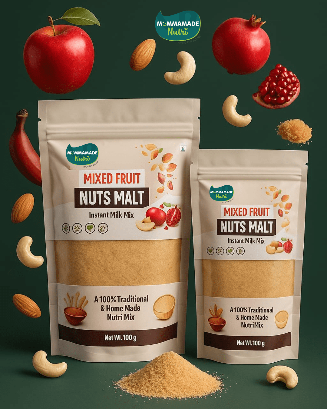 Mixed Fruit Nuts Malt for Kids | Natural Milk Mix