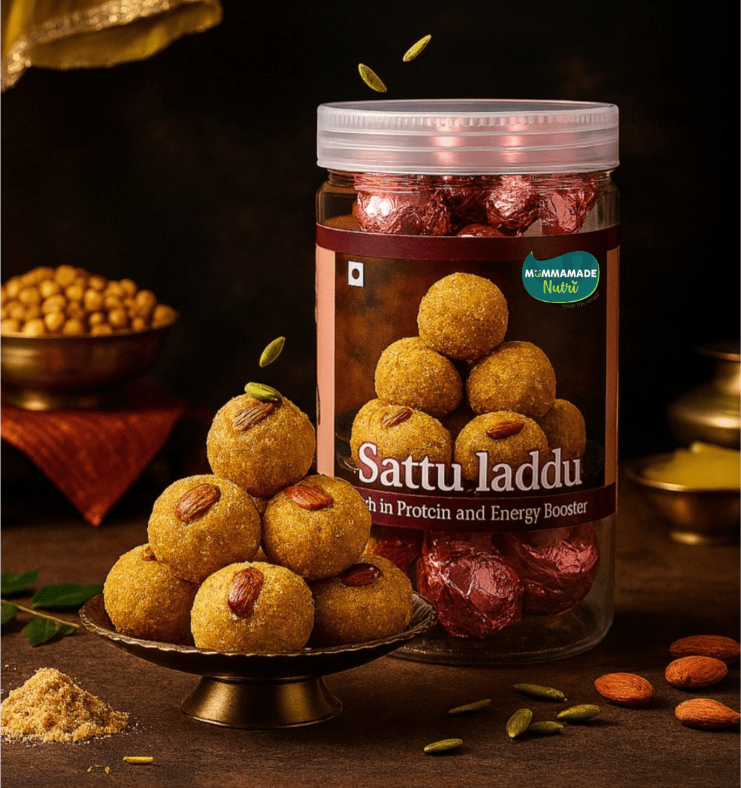 Sattu Laddu for Kids | Energy & Weight Gain Snack